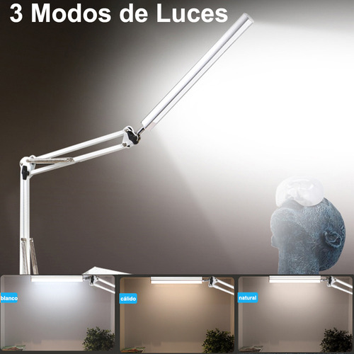 Lámpara De Escritorio Led Lámpara De Mesa Con Brazo