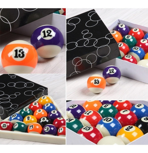 Imagen 4 de 6 de Juego De Bolas De Billar Para Pool Modelo Economico Guantes