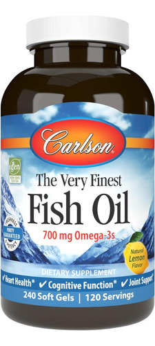 Aceite De Pescado 700 Mg Carlson 240 Softgel