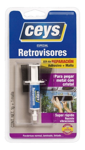 Adhesivo Pegamento Retrovisores Extra Rapido Ceys