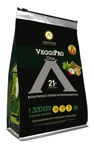 Veggi Pro One Batido Proteico Vegano 1320 Grs. Envio Gratis
