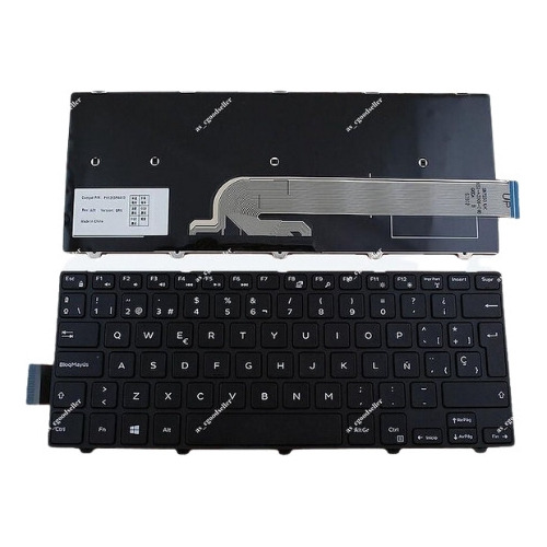 Teclado Para Dell Latitude 3450 3460 3470, 3480 Español