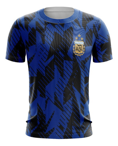 Camiseta Sublimada-argentina Entrenamiento  -personalizable