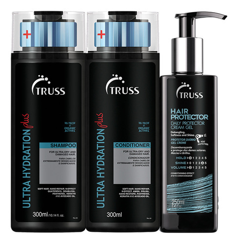 Shampoo Truss Ultra Hydration Plus Kit en garrafa de 300ml