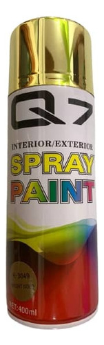 Pintura En Spray Dorado Brillante Marca Q7 