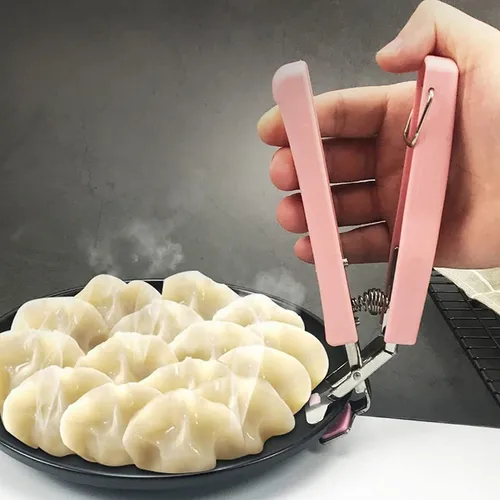 Pinza De Agarre Metal Para Fuente Asadera Caliente Cocina