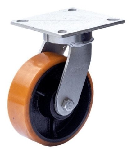 Imagem 1 de 3 de Roda Rodízio Giratório Para Carreta Lancha Jet 8x2 Até 900kg