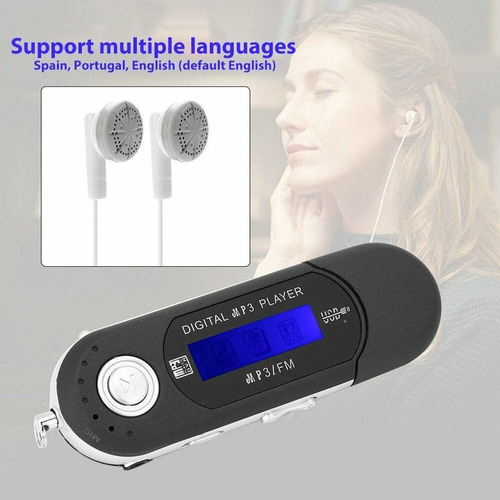 8 Gb Usb Reproductor De Vídeo Digital Mp3 Con Pantalla Lcd