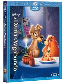Blu-ray A Dama E O Vagabundo Luva Disney - Orig. & Lacrado