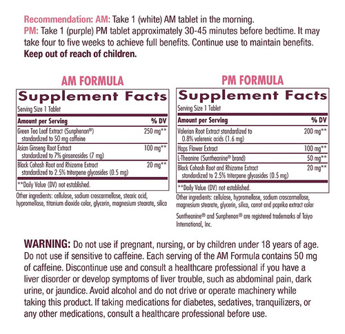 Nature's Way Fórmula De Menopausia Am/pm (60 Unidades)