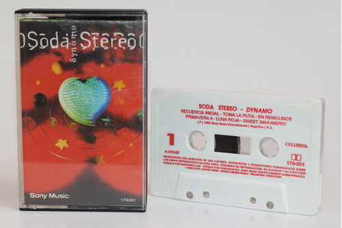 Cassette Soda Stereo Dynamo 1992