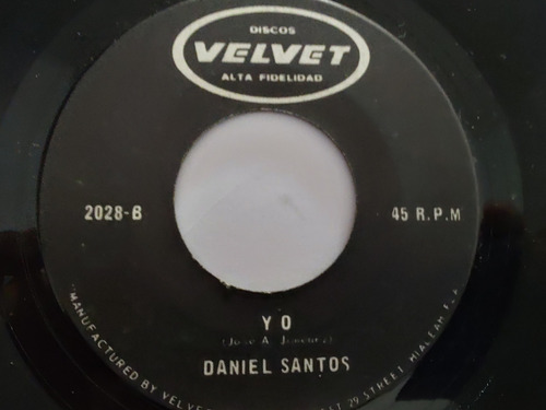 Vinilo Single De Daniel Santos Amarga Navidad (ll3 