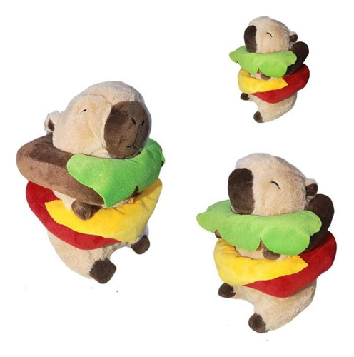 Capibara Peluche Hamburguesa Extra Suave Premium 