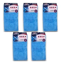 Comprar Pack 5 Paño Microfibra 40x80cm Lavado Autos Detailing Secado