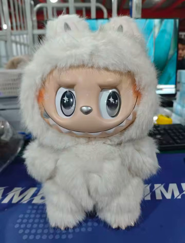 Monsters Zimomo Labubu Blanco Gigante 38cm Compatible 1 Pza