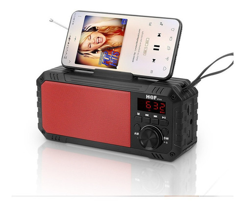 Parlante Bluetooth Inalámbrico Portátil Compatible Con Radio