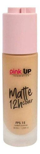 Base de maquillaje líquida Pink Up Rostro Matte Cover 12H tono medium - 30mL 30g