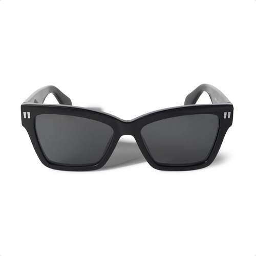 Óculos De Sol Off-white Cincinnati Armação Preto Haste Preto Lente Preto Desenho Ocean
