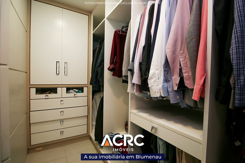 Imagem 10 de 14 de Acrc Imóveis - Apartamento À Venda No Bairro Jardim Blumenau Com Piscina Privativa - Ap04033 - 68896561