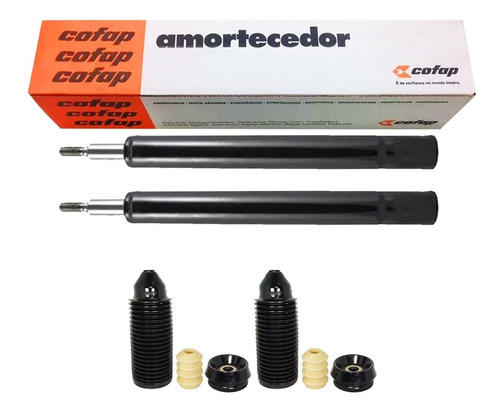 2 Amortecedor D Cofap + Coxim Vw Gol Voyage Parati Quadrado