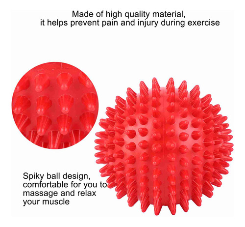Masaje De Plástico Masaje Cuerpo Spiky Bolas