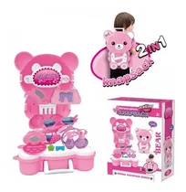Comprar Set 2 En 1 Mochila Forma Osita - Juguete Niñas Joyas