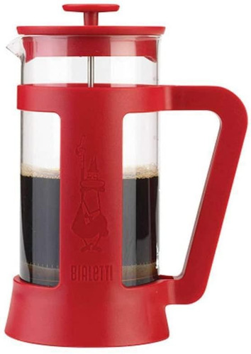 Imagem 1 de 5 de Cafeteira French Press Smart - 1l Vermelha Bialetti