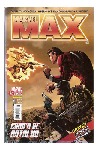 Hq Marvel Max No. 50 - Campo De Batalha