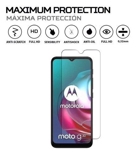 Protector Mica Pantalla Para Motorola Moto G30