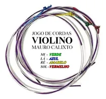 Comprar Jogo De Cordas Violino 4\u002F4 Mauro Calixto Excelente Cordas***