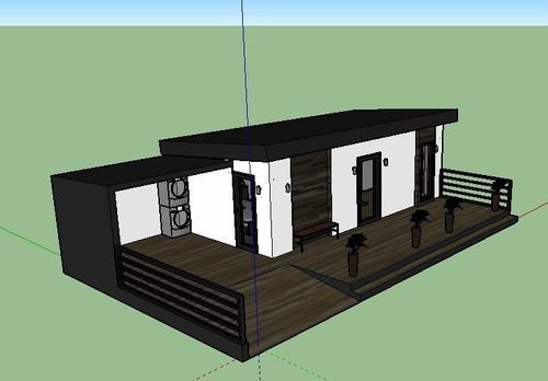 Tiny House Architectural Plans 506 Ft2 / Casa Pequeña Planos