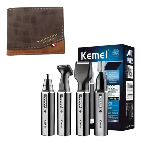 Kit De Cartera Y Rasuradora 4 En 1 / Regalo Para Hombre