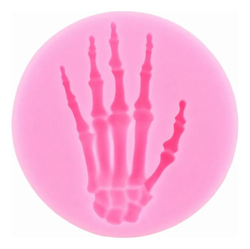 2pcs Molde De Silicona Manos De Esqueleto Fondant Resina