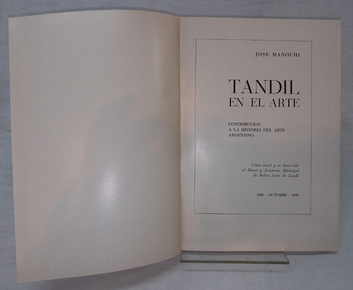 Tandil En El Arte - Jose Manochi (Usado)