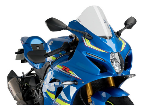 Imagem 2 de 2 de Bolha Puig Suzuki Gsxr-1000 Srad 2018/2021 R-racer Cristal