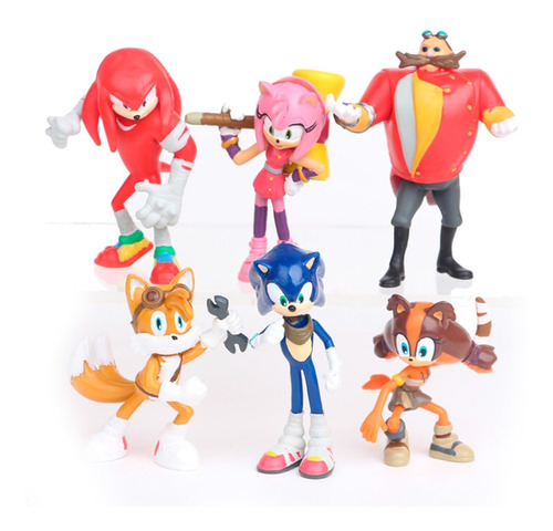 Figuras Sonic The Hedgehog Set Coleccionable Sega
