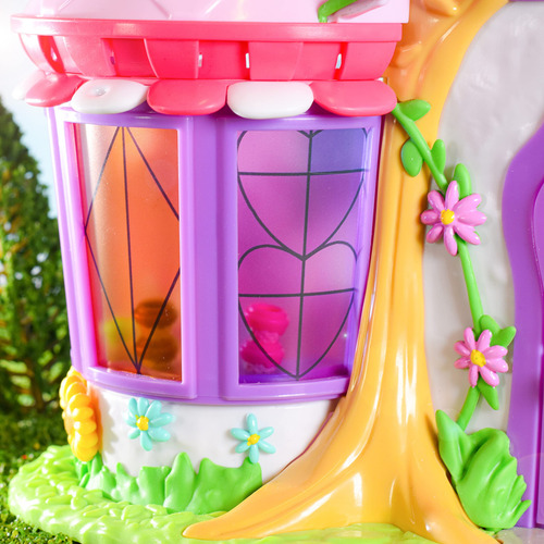 Juego De Casa De Muñecas Cristal Con 36 Accesorios Unicornio