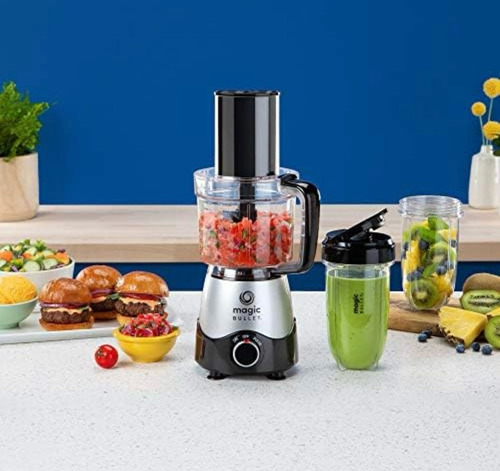 Magic Bullet Procesador Alimentos Kitchen Expréss Sin Caja Plateado