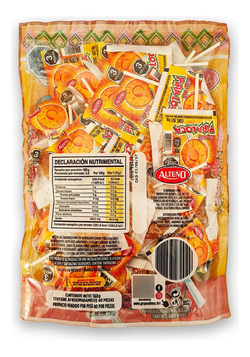 Paleta Alteno Pina Loca Enchilada Dulce Super Mas 40pza