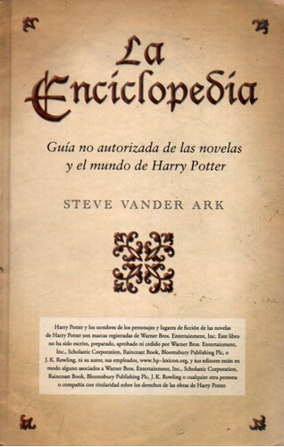 La Enciclopedia Guia No Autorizada Harry Poter