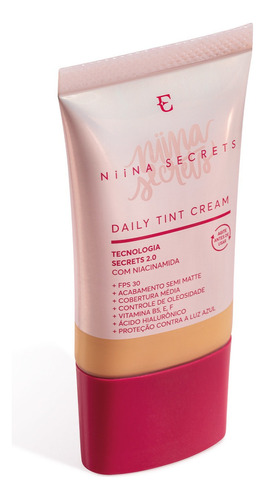 Base Líquida Daily Tint Cream Niina Secrets Longa Duração Tom Cor 13