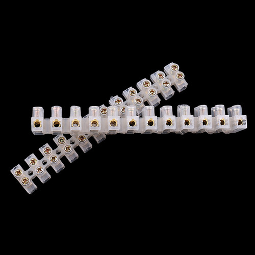 6x Conector De Cable 3a 5a 10a 12 Posición Tornillo 6x Conector De Cable 3a 5a 10a 12 Posición Tornillo