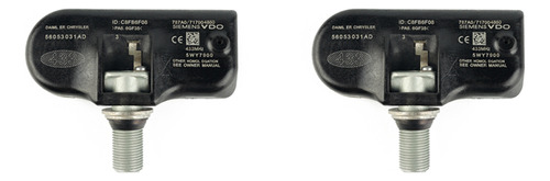 2 Sensores De Presión De Neumáticos Tpms 433mhz Ts Para Jeep