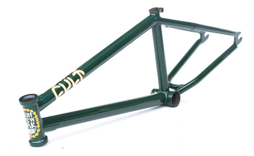 Cuadro Bmx Cult Dak ¡full Cromo Profesional! Dark Green 21 