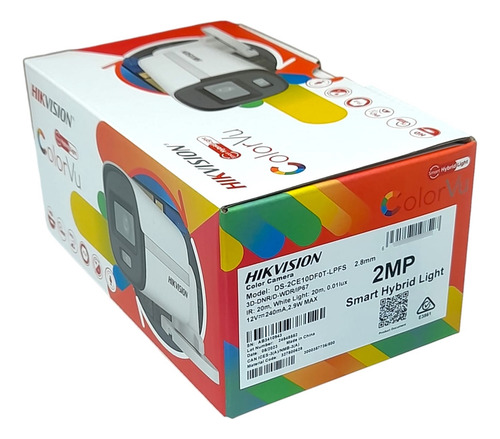 Camara Bullet Full Hd 2mp Colorvu Ip67 Ds-2ce10df0t-lpfs
