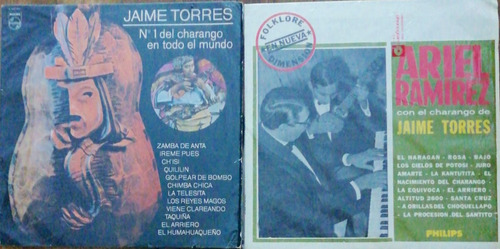 Jaime Torres / Ariel Ramirez Charango Disco Vinilo Folklore