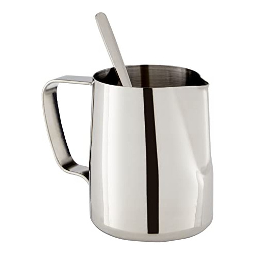 Jarra De Leche De 12 Oz Con Cuchara, Taza De Acero