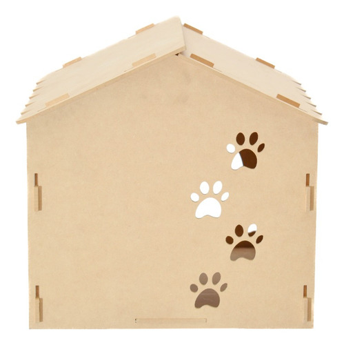 Cucha Cama Casita Perro Casa Moises Cueva Jaula 44x40c Color Madera Natural