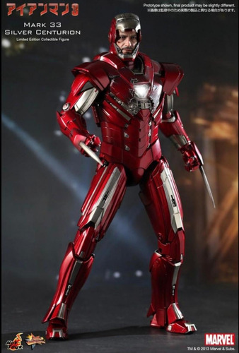 Silver Centurion Hot Toys Iron Man 3 (ver En Market Toys) (Usado)