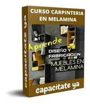 Comprar Curso De Carpintería Sobre Melamina + Software 3d De Diseño